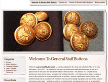 Tablet Screenshot of generalstaffbuttons.com